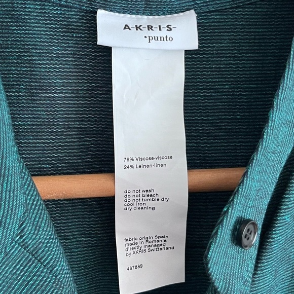 Akris Punto Linen Blend Ser Top and Tiered Skirt - Picture 13 of 13